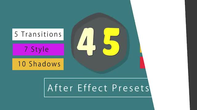 After Effects Template - 45 After Effect Presets