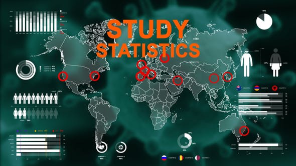 After Effects Template - Study statistics (26276155)