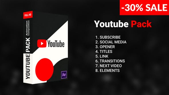 After Effects Template - Youtube Pack (23579479)
