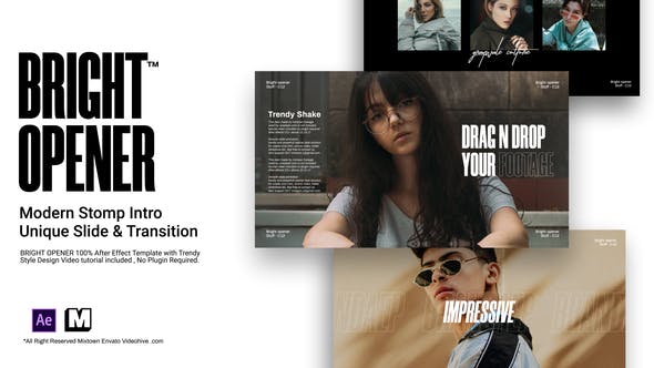 Bright Opener I Stomp Intro – After Effects Template (28665281)