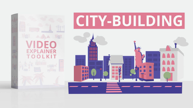 City-Building Video Explainer Toolkit – After Effects Template