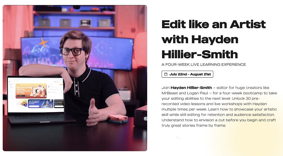 Creator Now – Edit like an Artist with Hayden Hillier-Smith