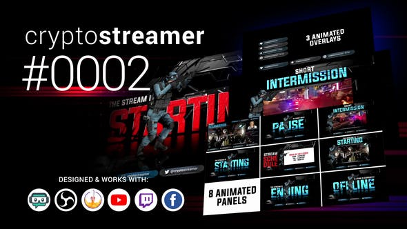 CryptoStreamer #0002 – After Effects Template (31383793)