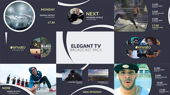 Elegant TV – Business Broadcast Pack Videohive 17997456