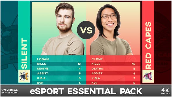 eSport Essential Pack – After Effects Template (27809722)