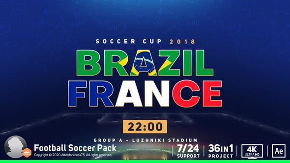 Football Soccer Cup Pack – After Effects Template (22063134)