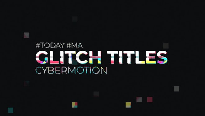 GLITCH TITLES (MOTION ARRAY)