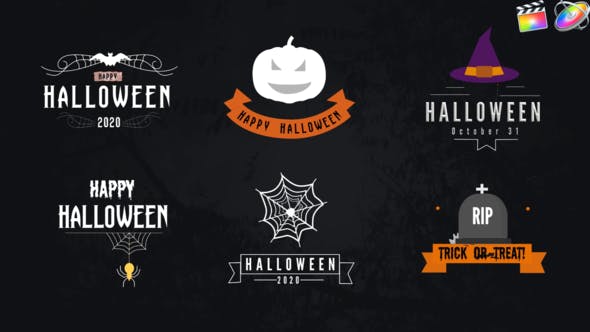 Halloween Titles Pack – Video Titles Pack (28875051)