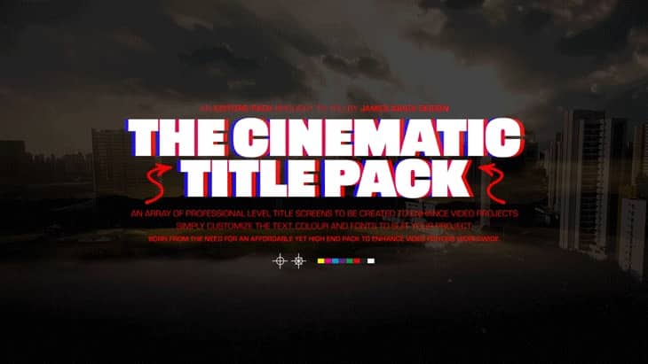James Abadi Design – The Cinematic Title Pack
