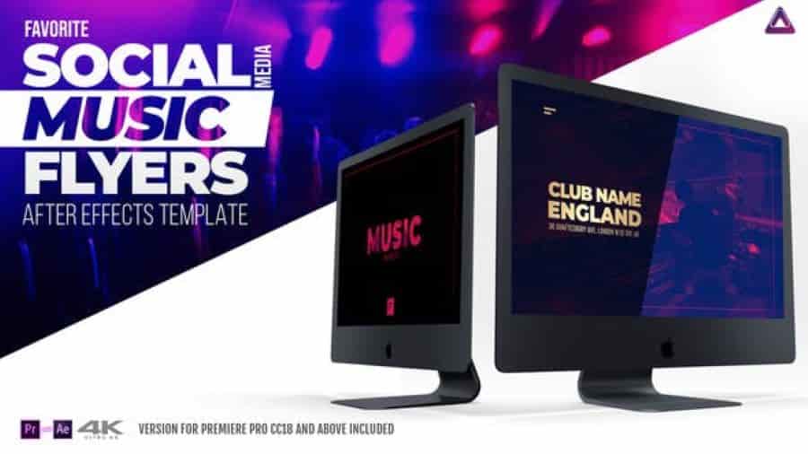 Music Action Flyer Pack Videohive – After Effects Template (21850291)