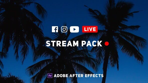 Online Live Streaming Pack Videohive – After Effects Template (24781151)