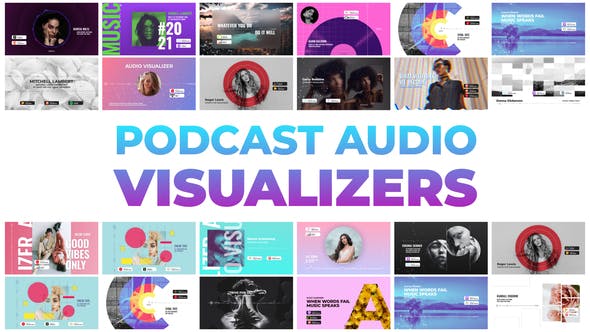 Podcast Audio Visualizers – After Effects Template (32505559)