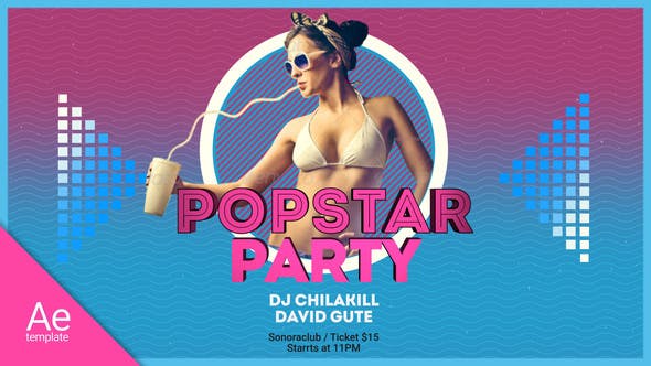 PopStar – After Effects Template (31220373)