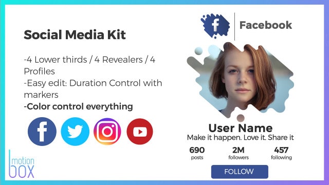 Social Media Kit – After Effects Template