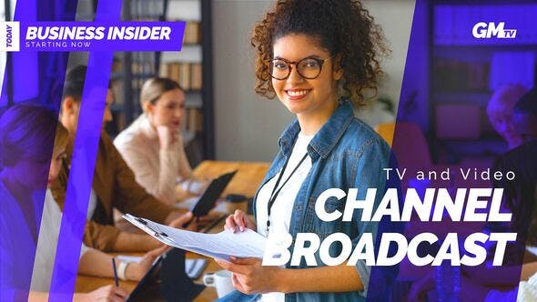 TV and Video Channel Broadcast – After Effects Template (33256280)