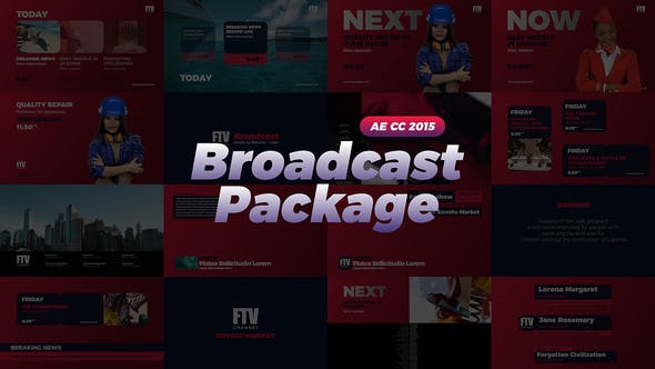Videohive 22648322 Broadcast Package