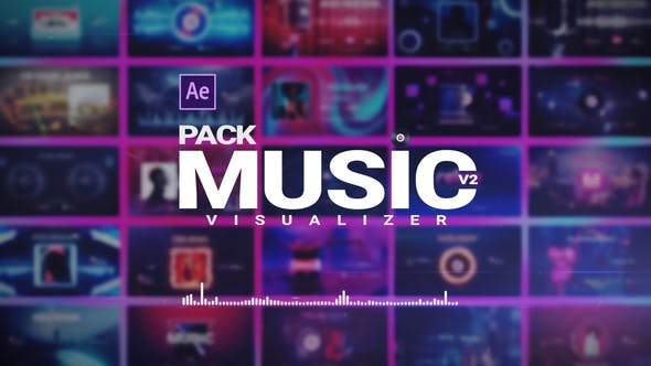 Videohive 26261391 Music Visualizer Pack