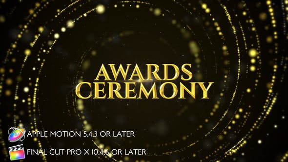 Videohive 28227753 Awards Show Opener – Apple Motion