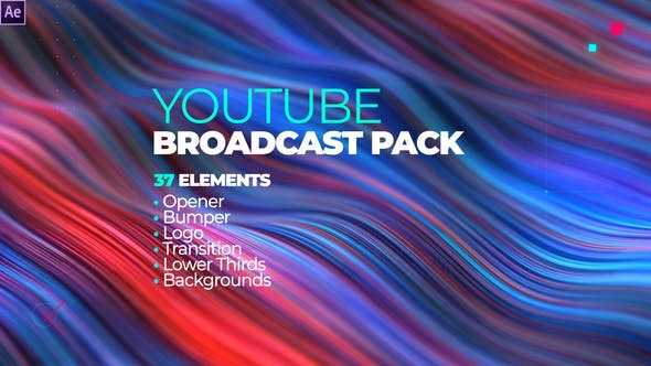 Videohive 28418575 YouTube Channel Broadcast Pack 37 Elements