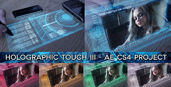 VideoHive Holographic Touch III 2551122