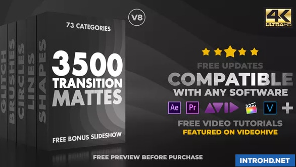 VIDEOHIVE ULTIMATE TRANSITION MATTES PACK V8
