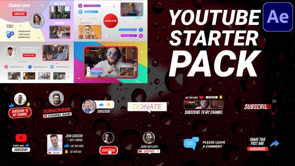 Youtube Starter Pack | After Effects – After Effects Template (33288700)